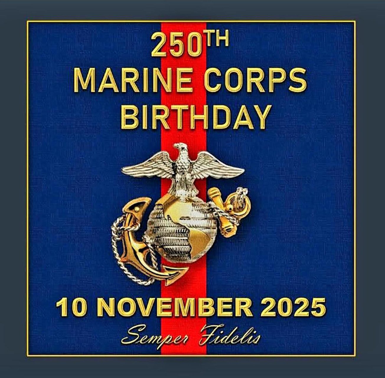Happy Birthday United States Marine Corps Port Authority Police